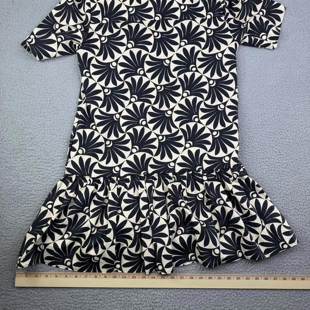 EXQUISE Anthropologie Tobie Mini Shirt Dress Waterlily Print Women's 38 - Picture 10 of 15